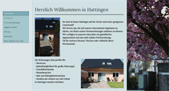 Desktop Screenshot of ferienwohnungen-in-hattingen.de