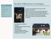 Tablet Screenshot of ferienwohnungen-in-hattingen.de